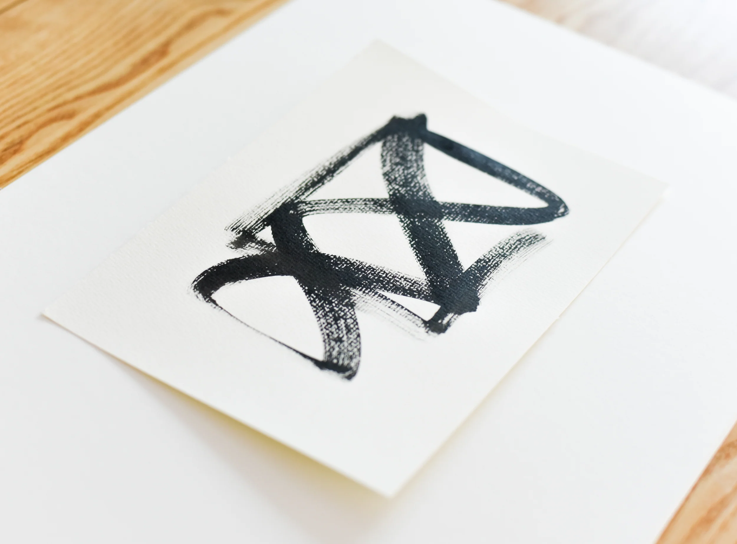 Painting on Paper | Small Sign No. 5 - Image 2