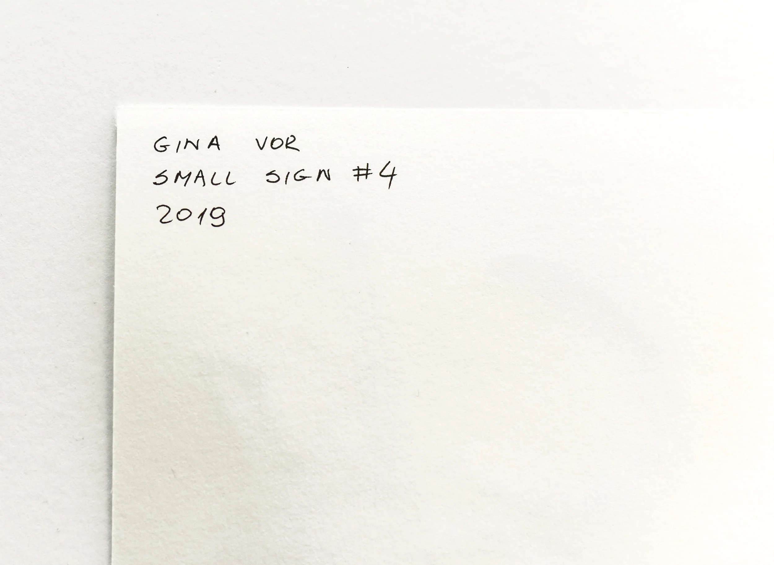 Painting on Paper | Small Sign No. 4 - Image 4