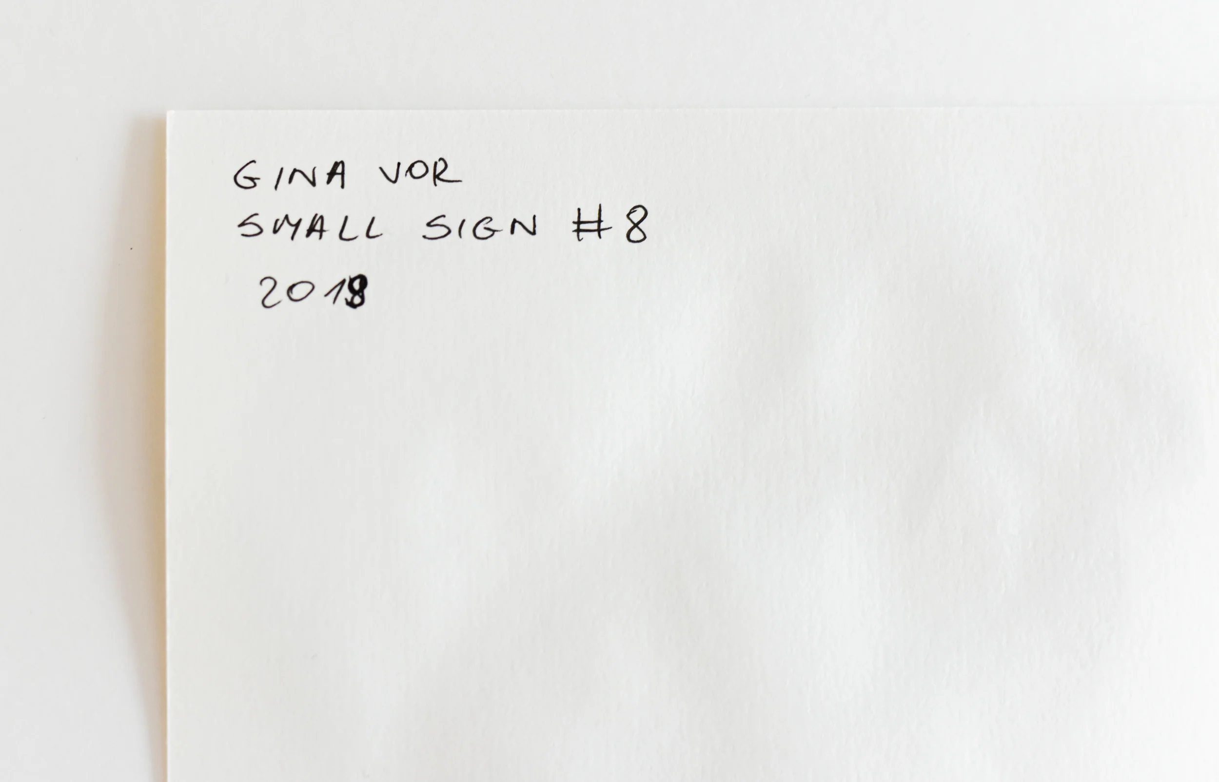 Painting on Paper | Small Sign No. 8 - Image 4