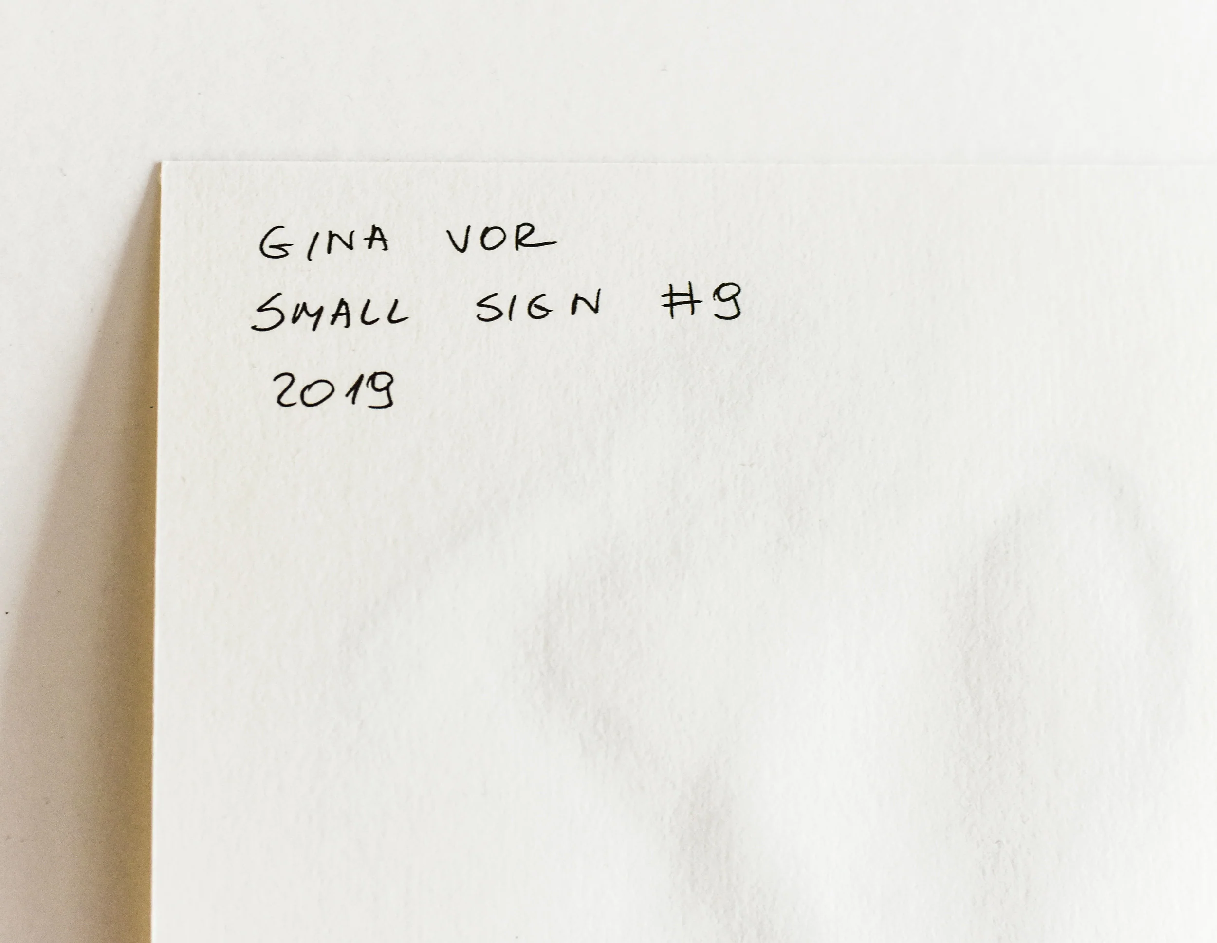 Painting on Paper | Small Sign No. 9 - Image 4