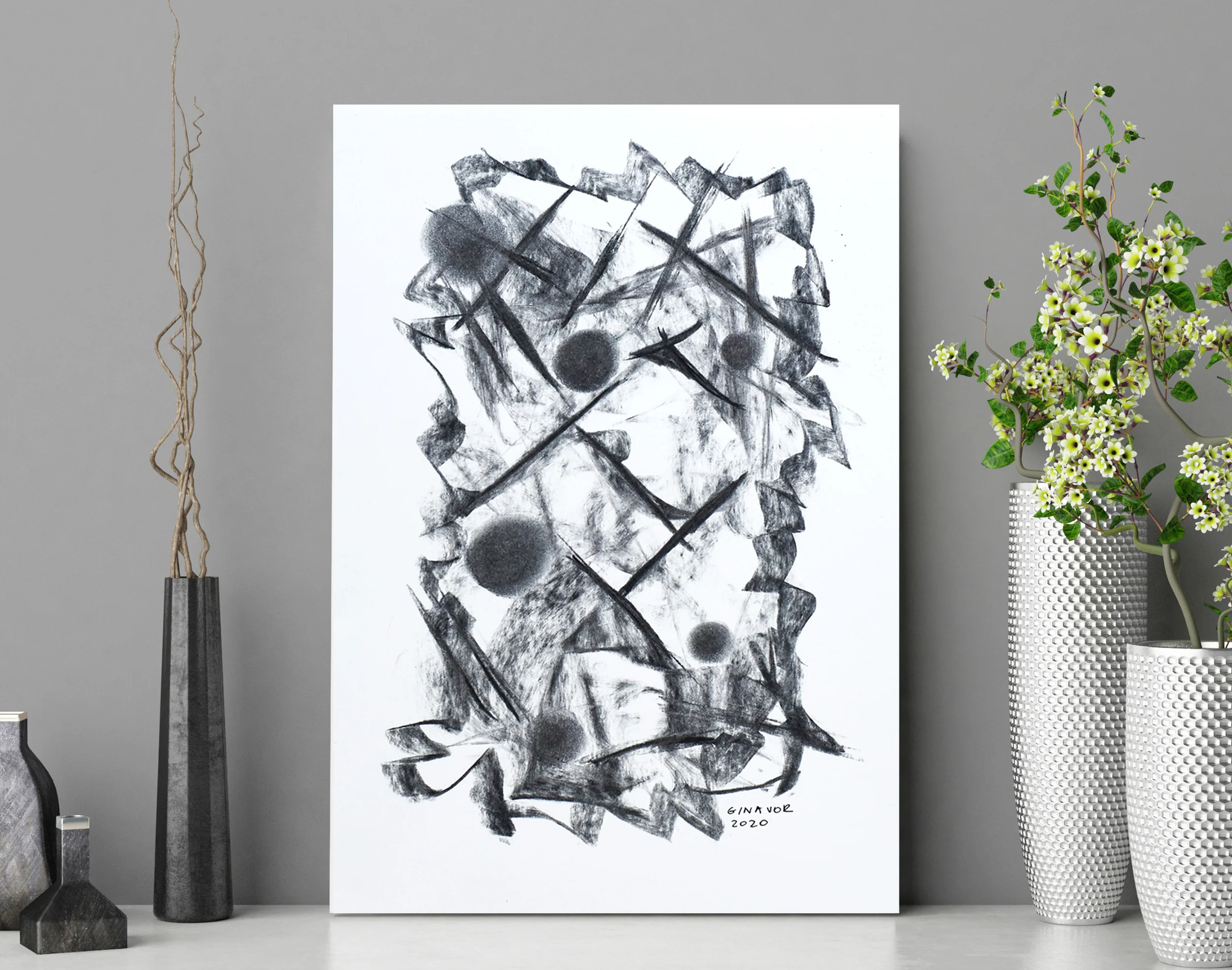 Charcoal Drawing | Vision 1
