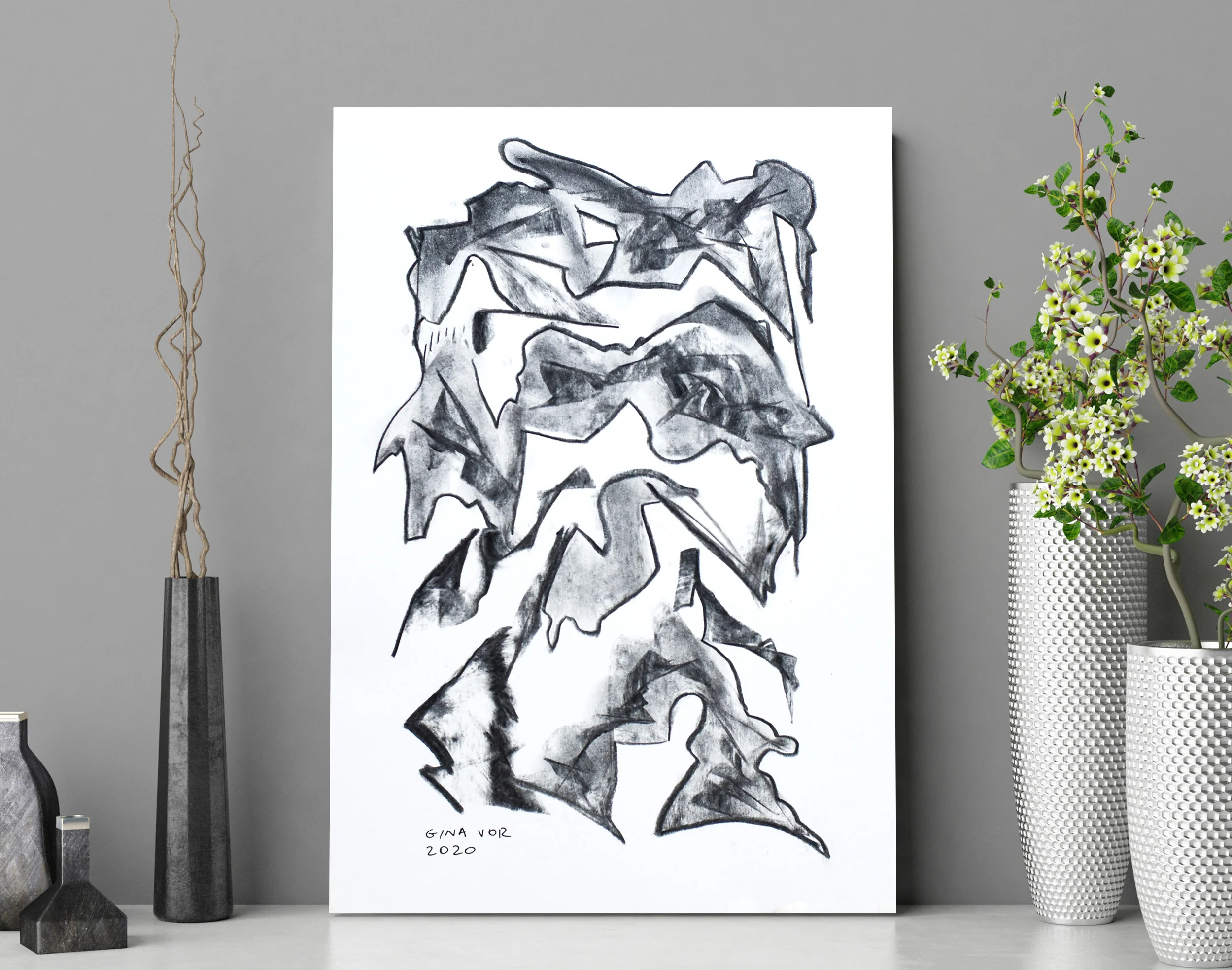 Charcoal Drawing | Vision 4