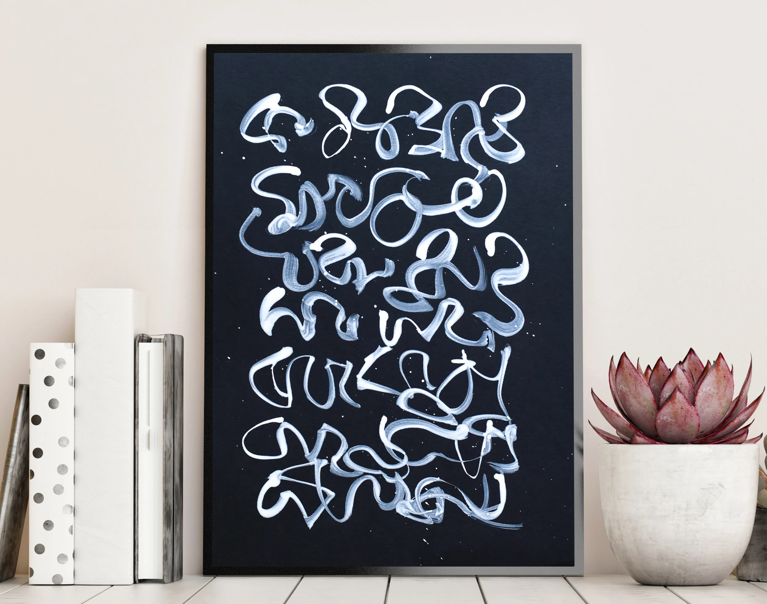 Painting on Paper | White Line 1