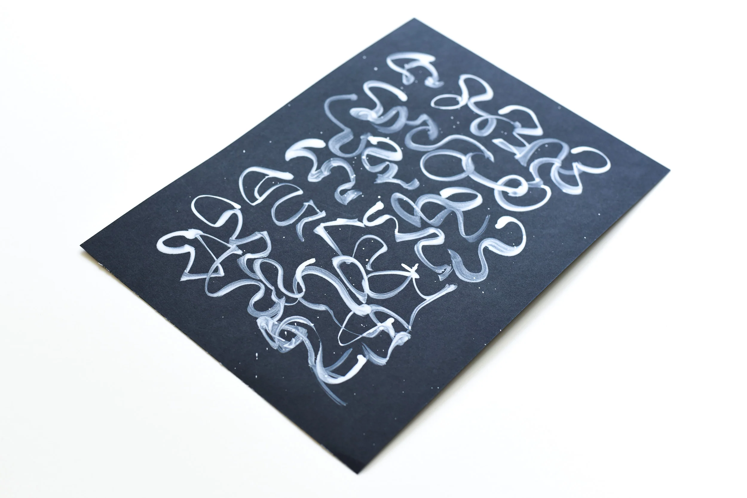 Painting on Paper | White Line 1 - Image 2