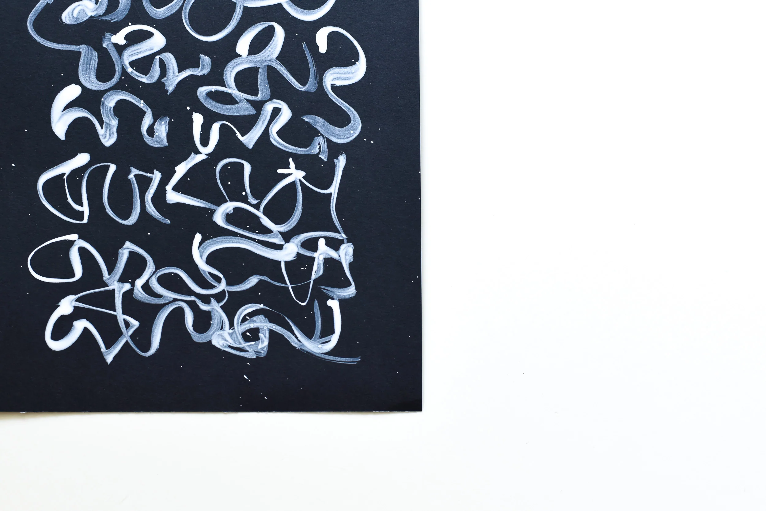 Painting on Paper | White Line 1 - Image 4