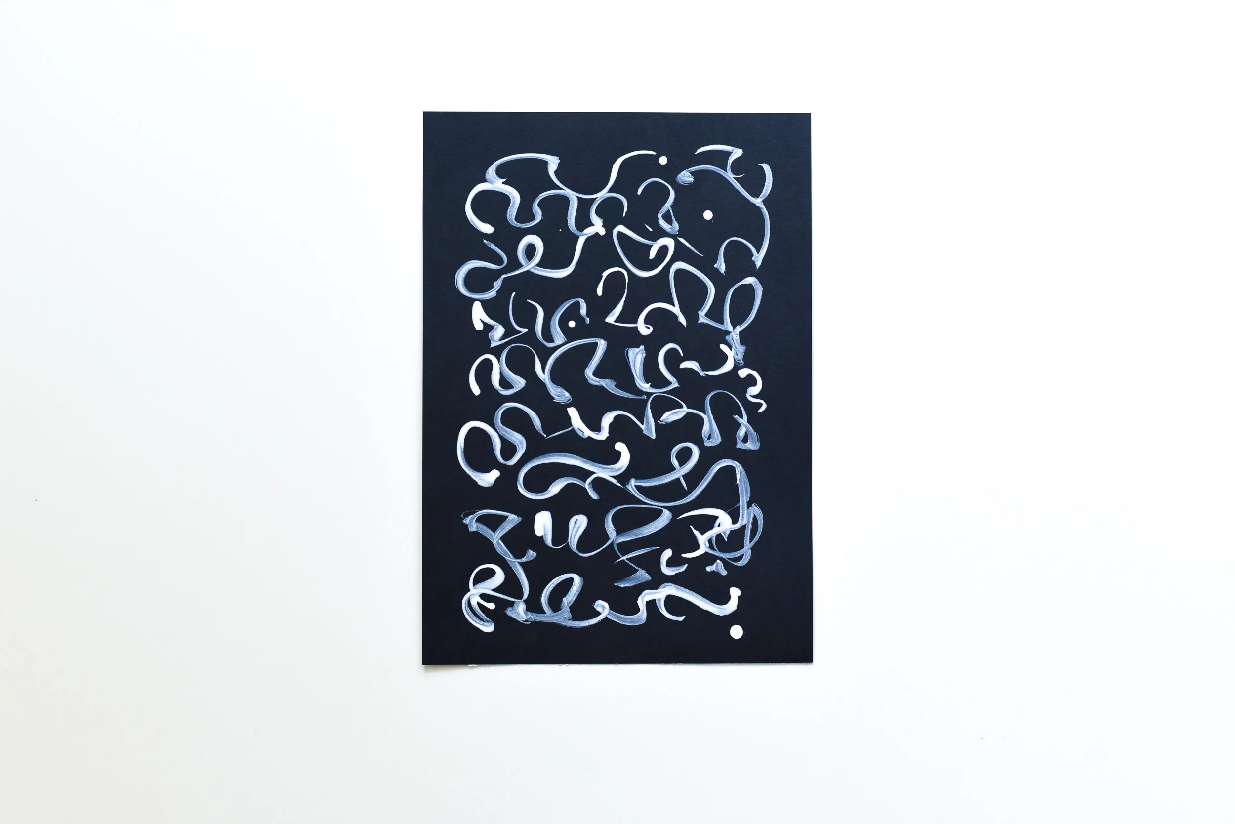 Painting on Paper | White Line 2 - Image 2