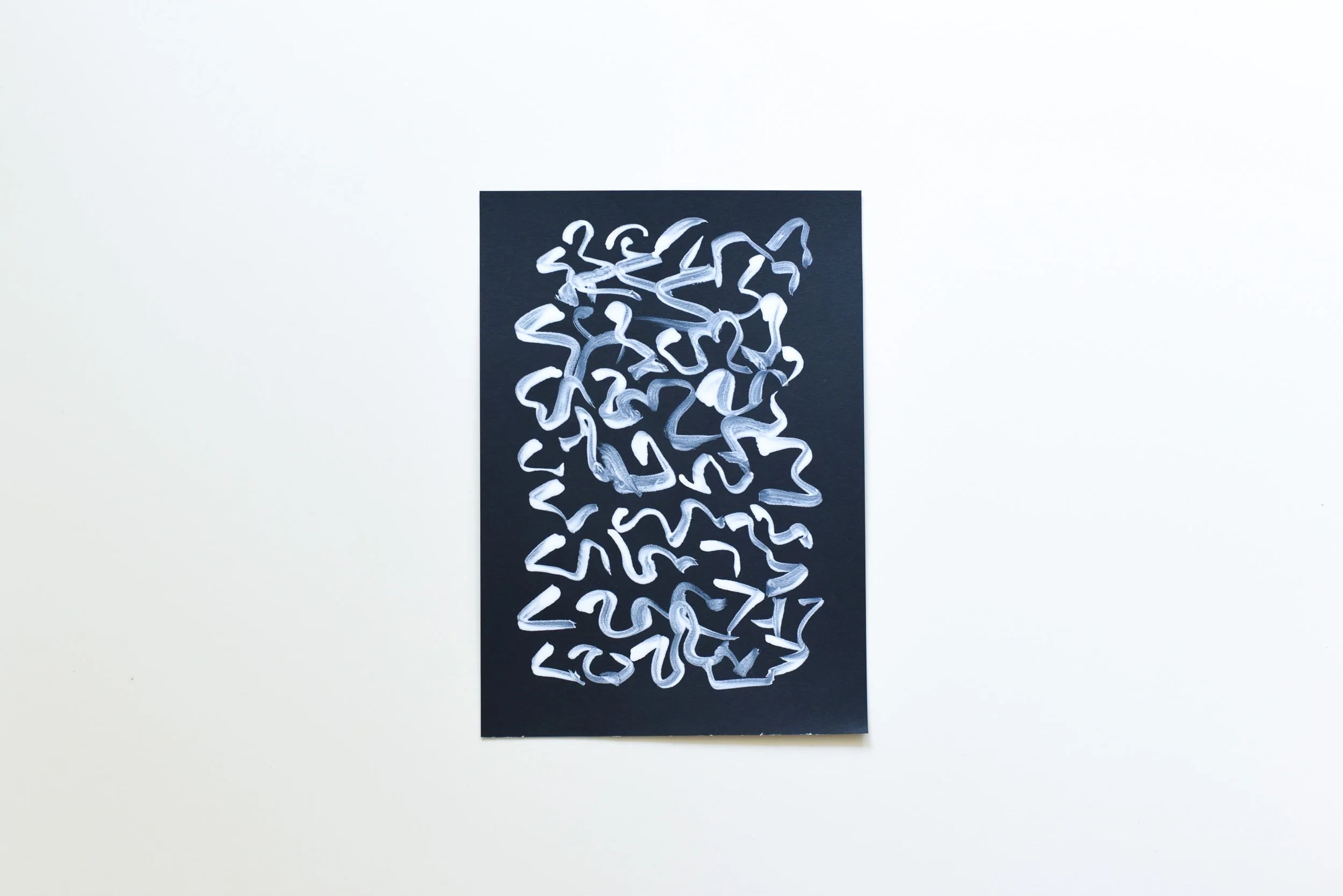 Painting on Paper | White Line 3 - Image 3