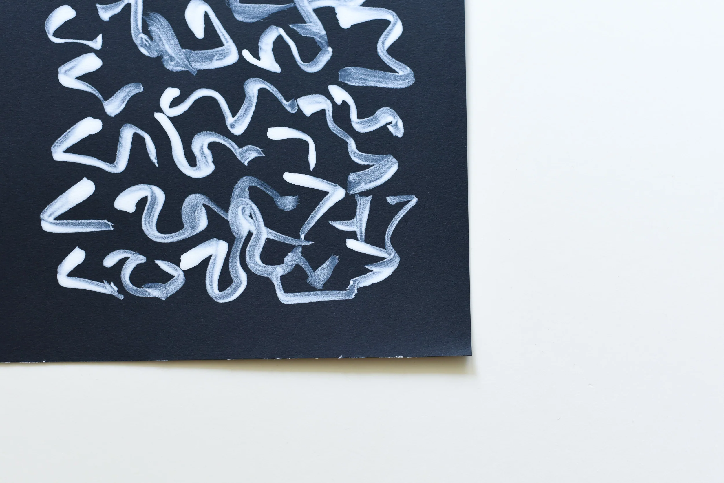 Painting on Paper | White Line 3 - Image 4