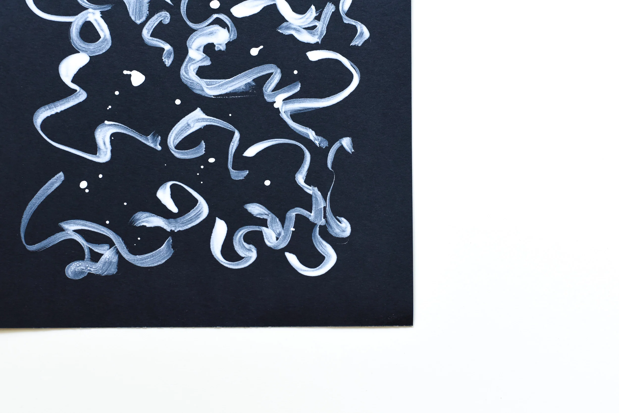Painting on Paper | White Line 4 - Image 4