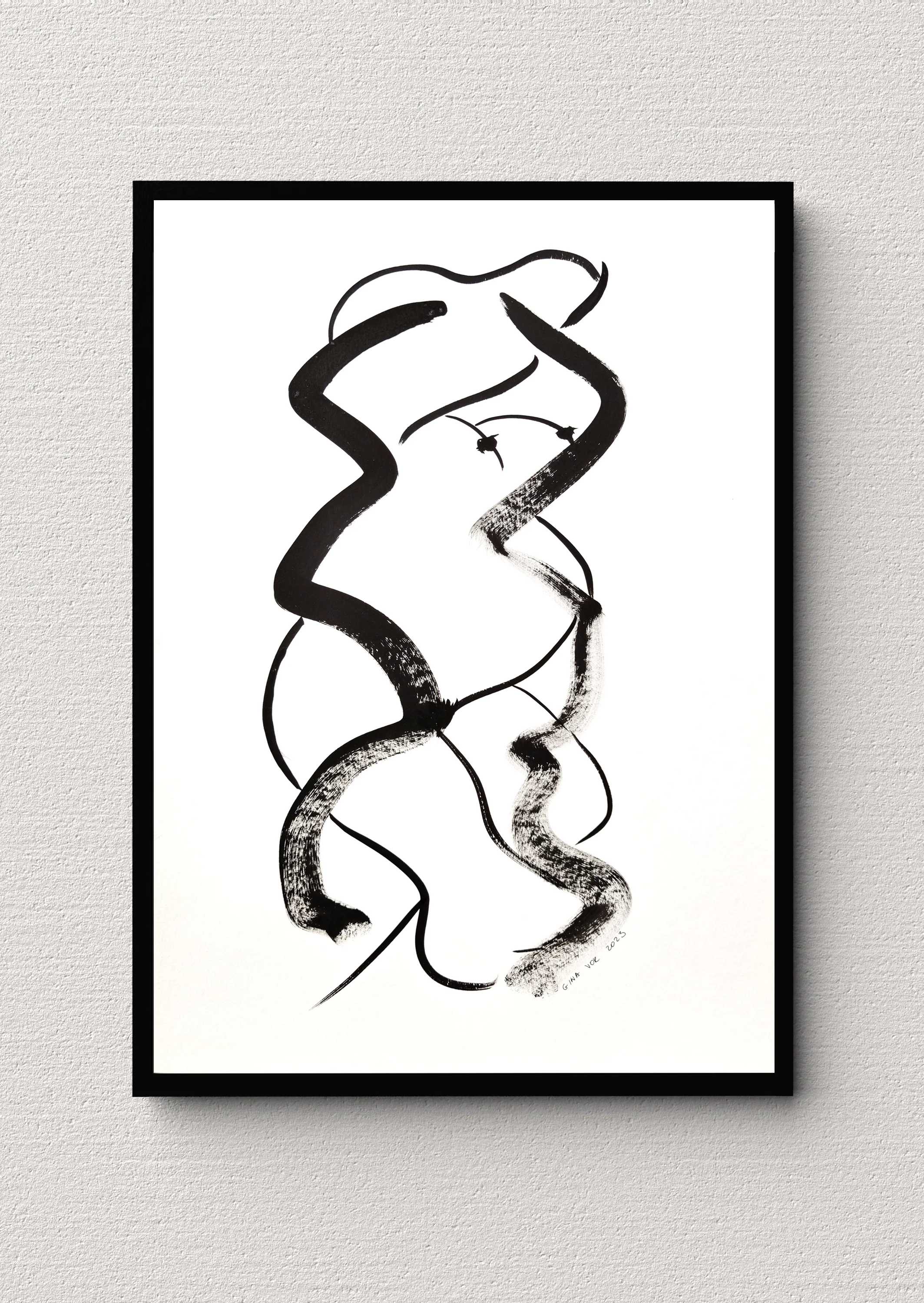 Ink Drawing | Find The Nude 1