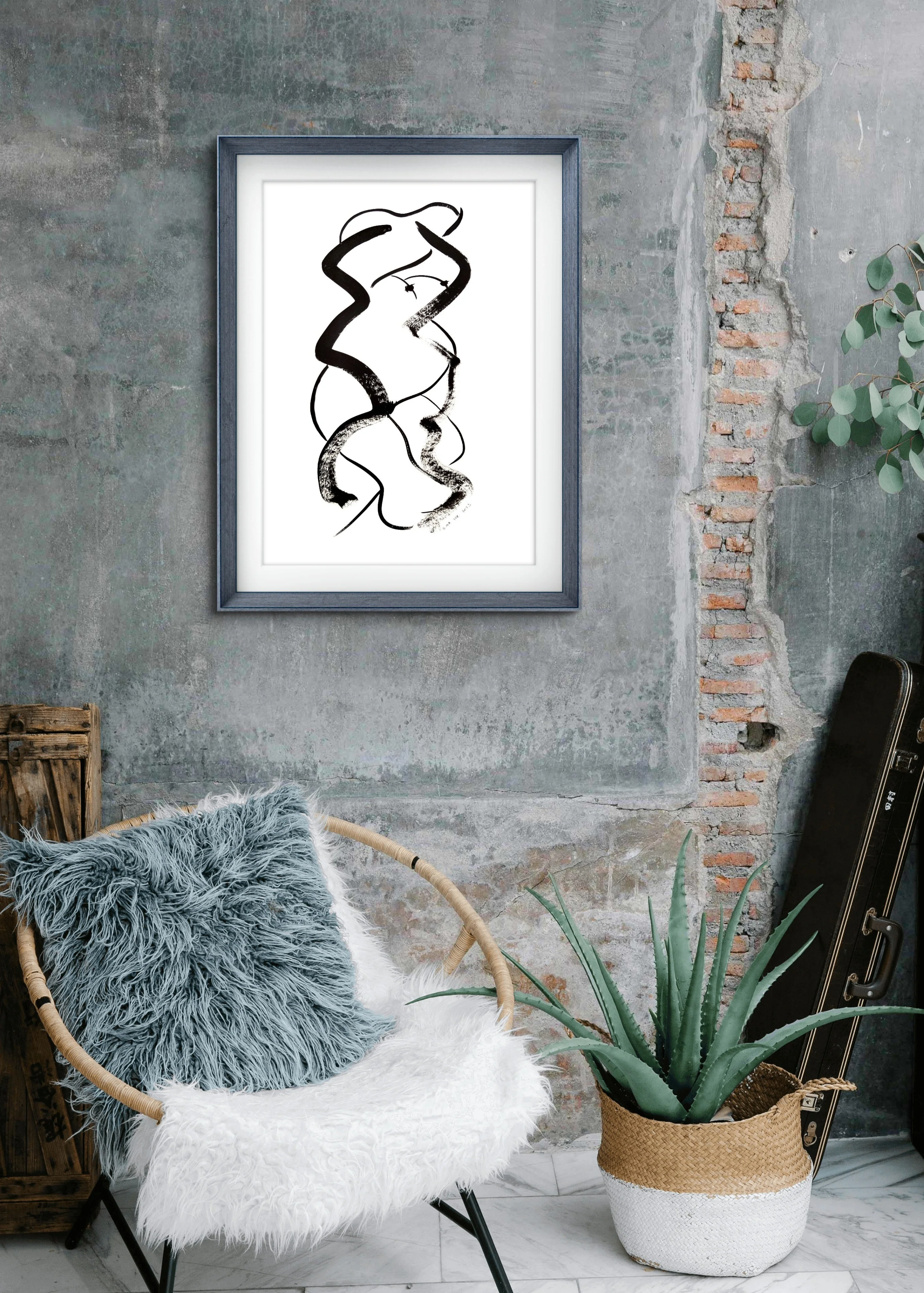 Ink Drawing | Find The Nude 1 - Image 2