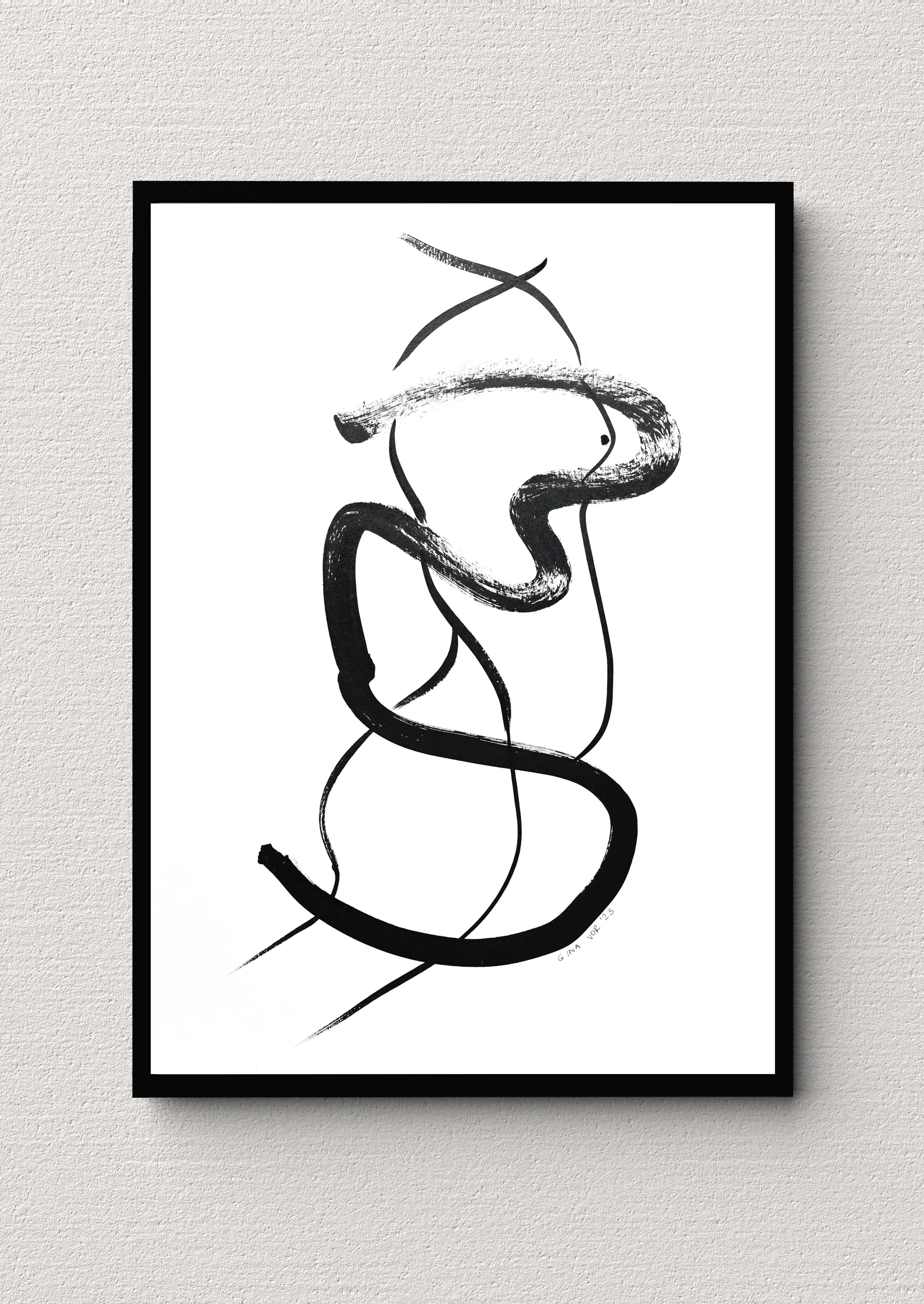 Ink Drawing | Find The Nude 2 - Image 2