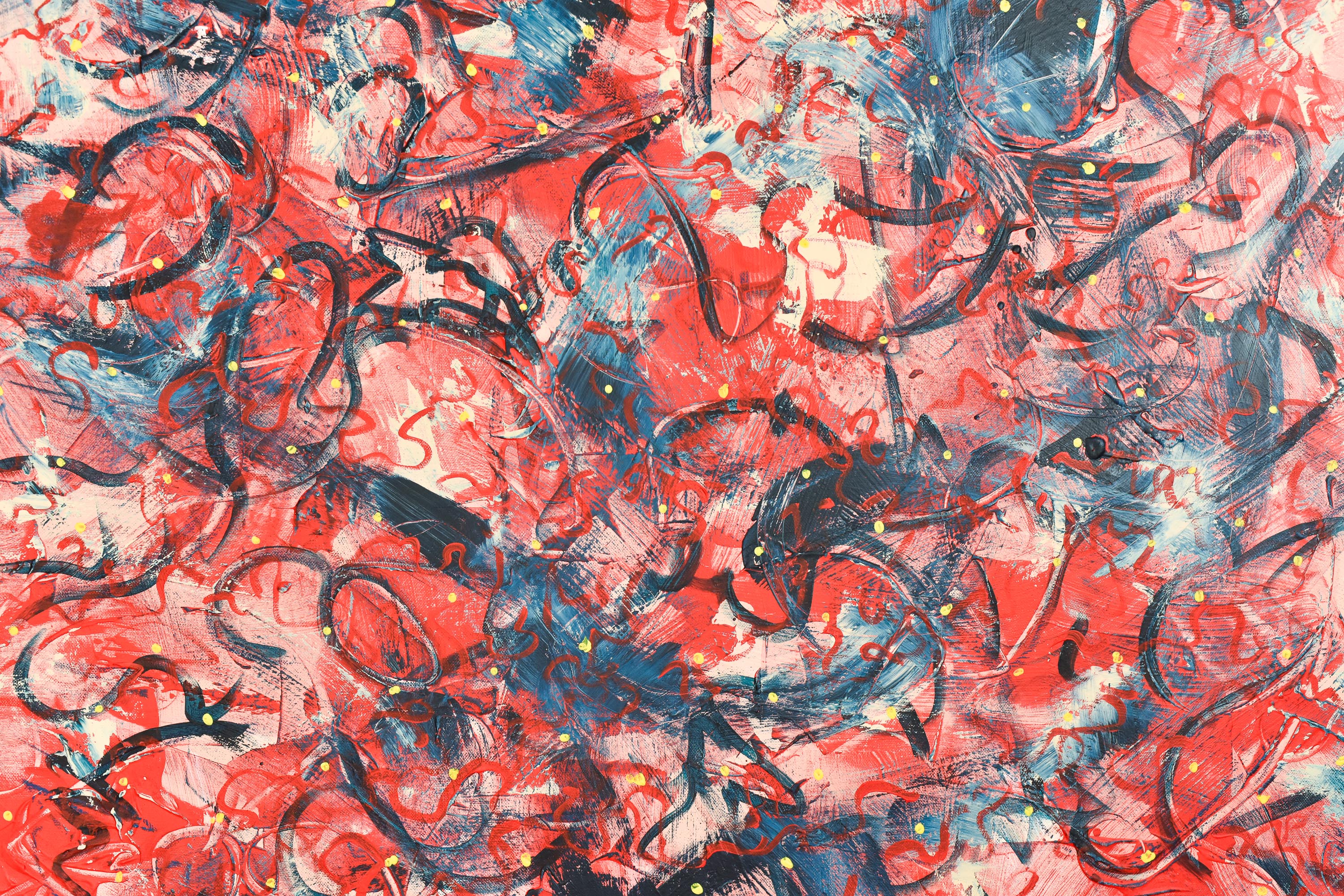 Large Abstract Painting | Passion - Image 4