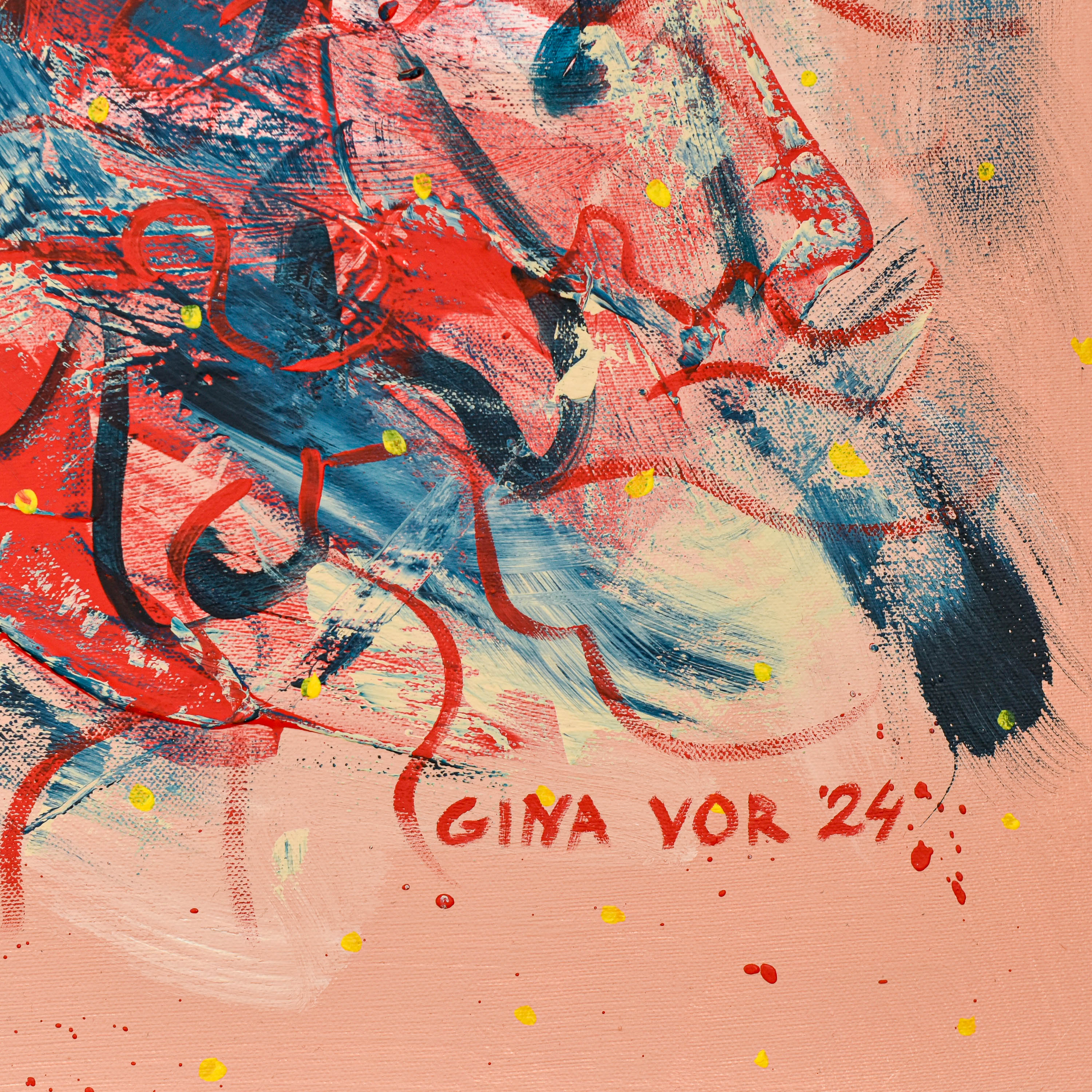 Large Abstract Painting | Passion - Image 5
