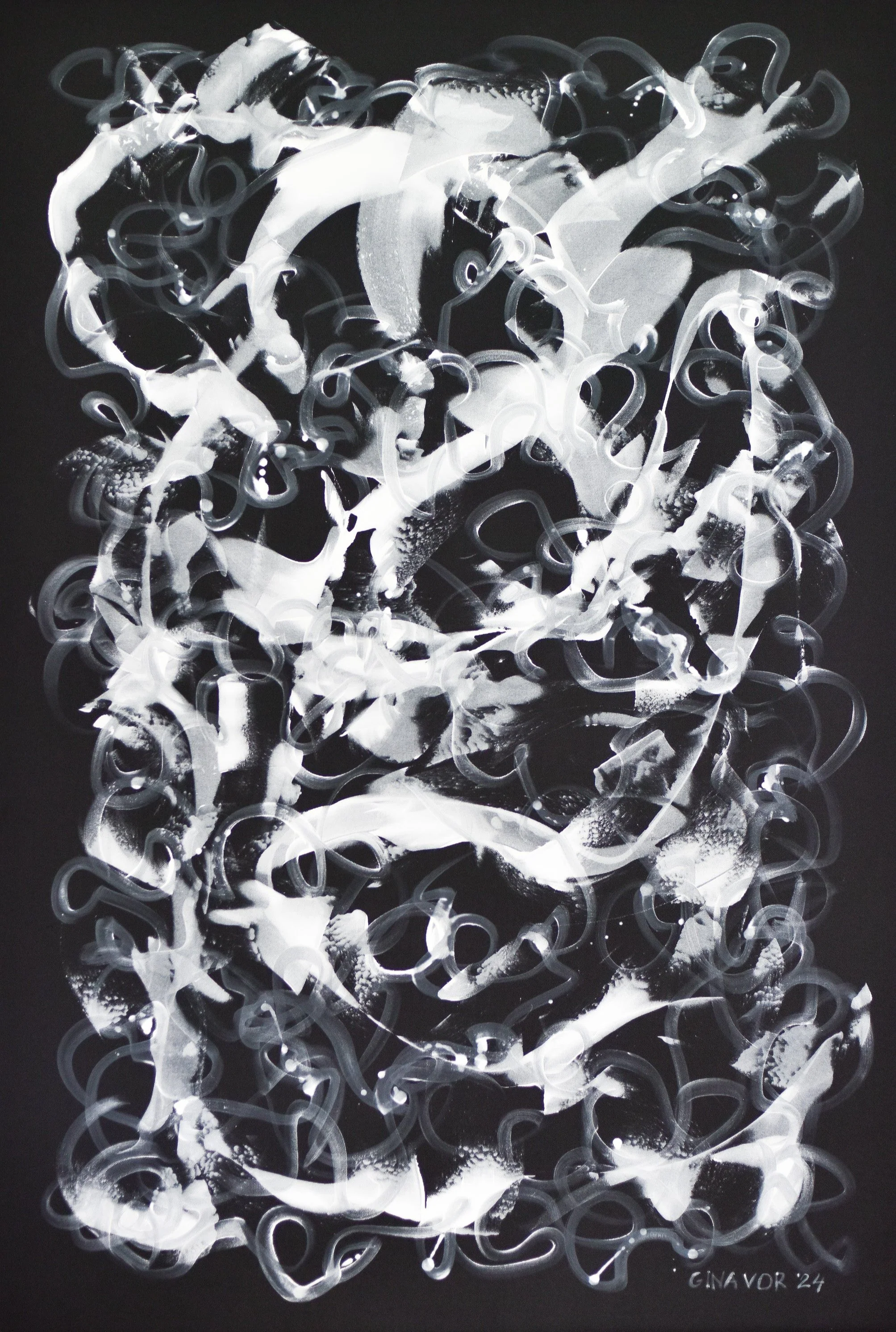 Black And White Abstract No. 4