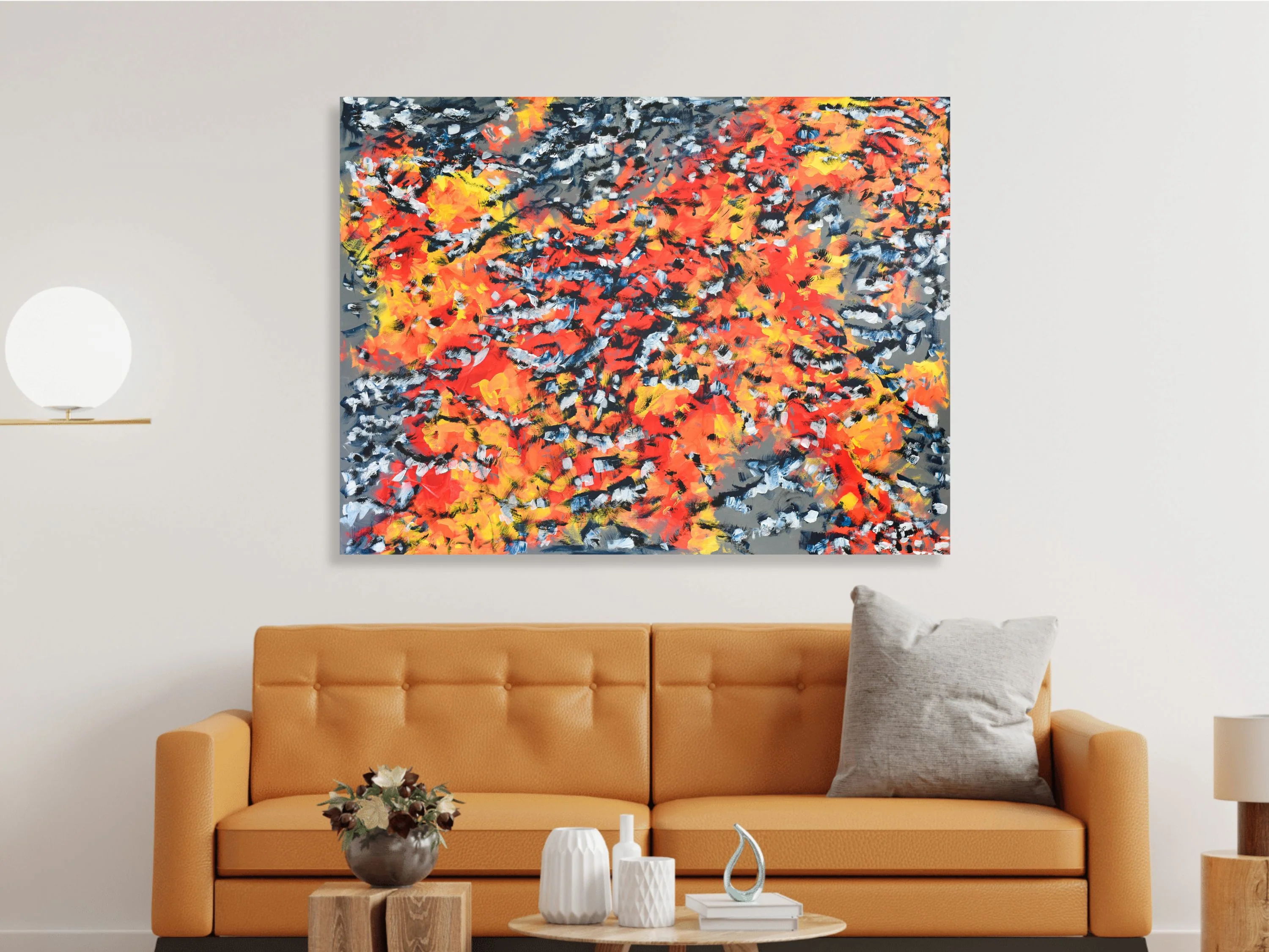Lava | Abstract Painting - Image 2