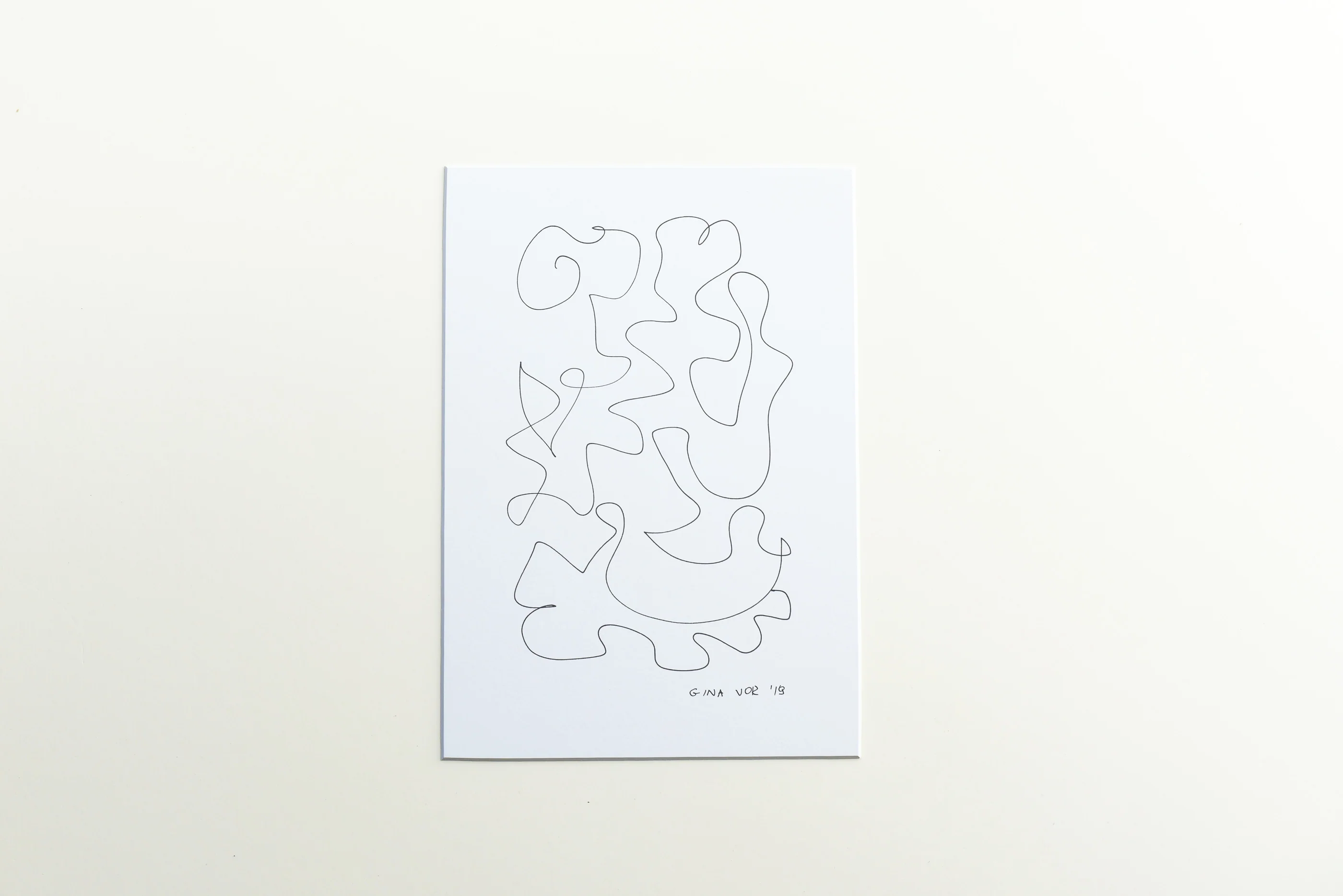 Line 3 | Drawing on Cardboard - Image 3