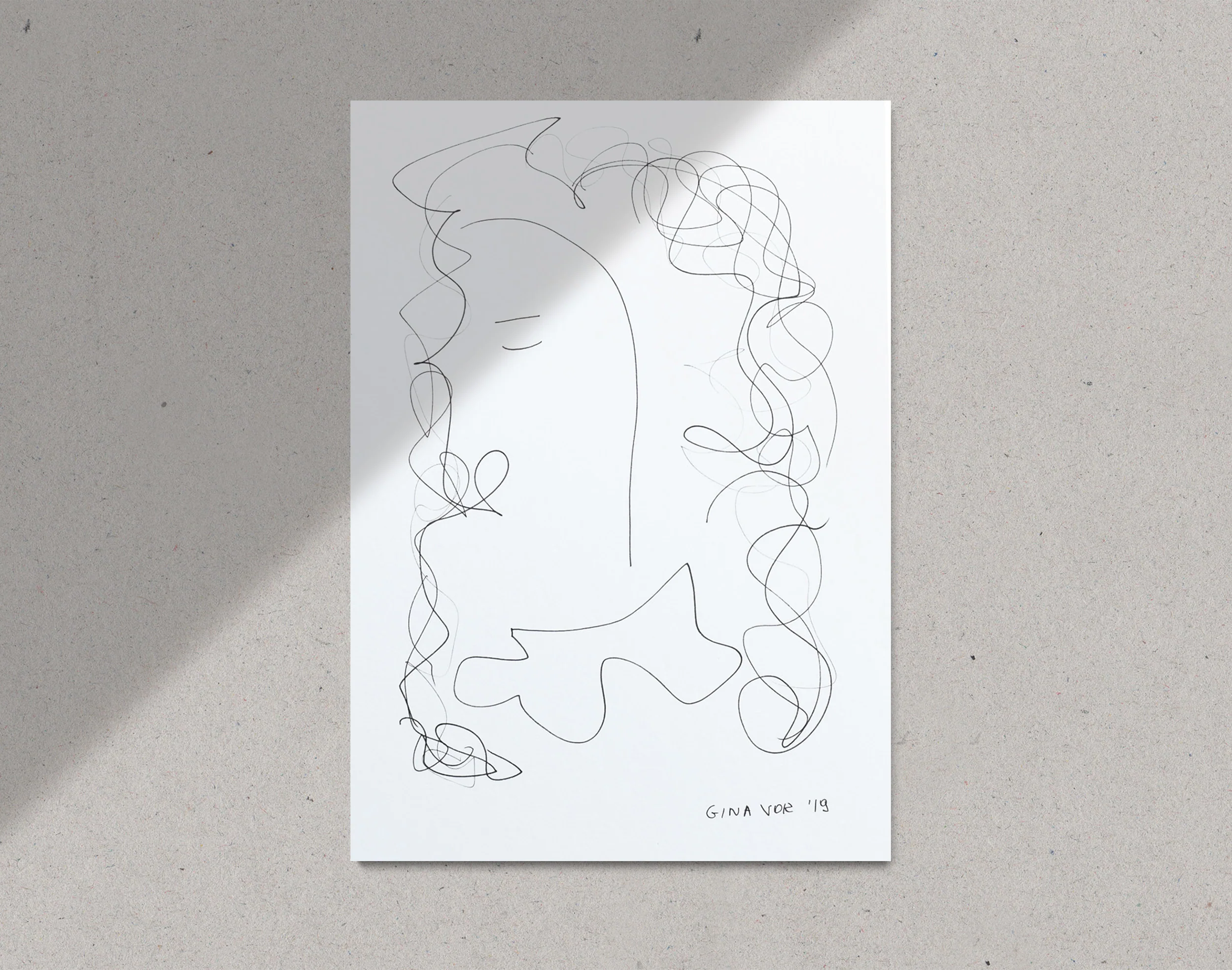 Line 5 | Drawing on Cardboard