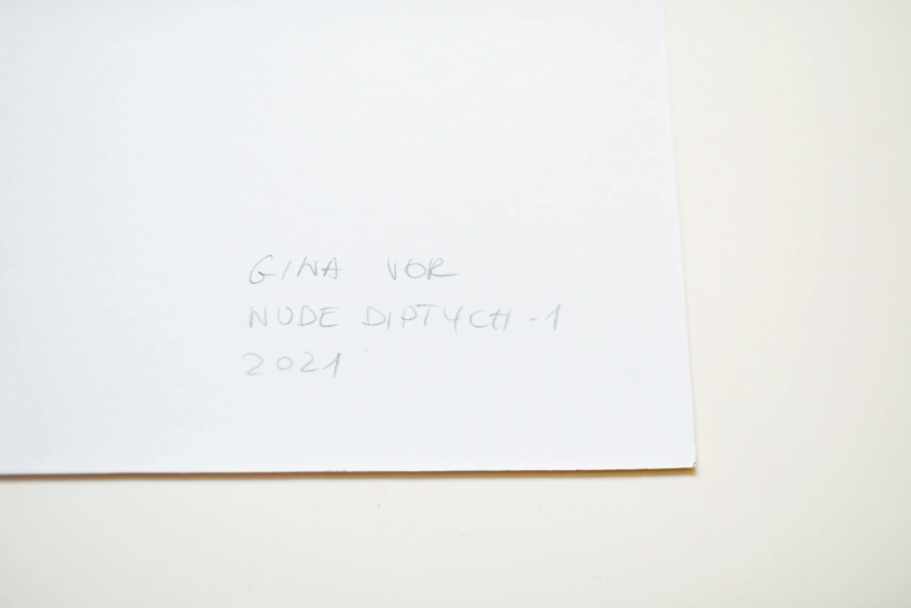 Nude Diptych | Paintings on Cardboard - Image 5