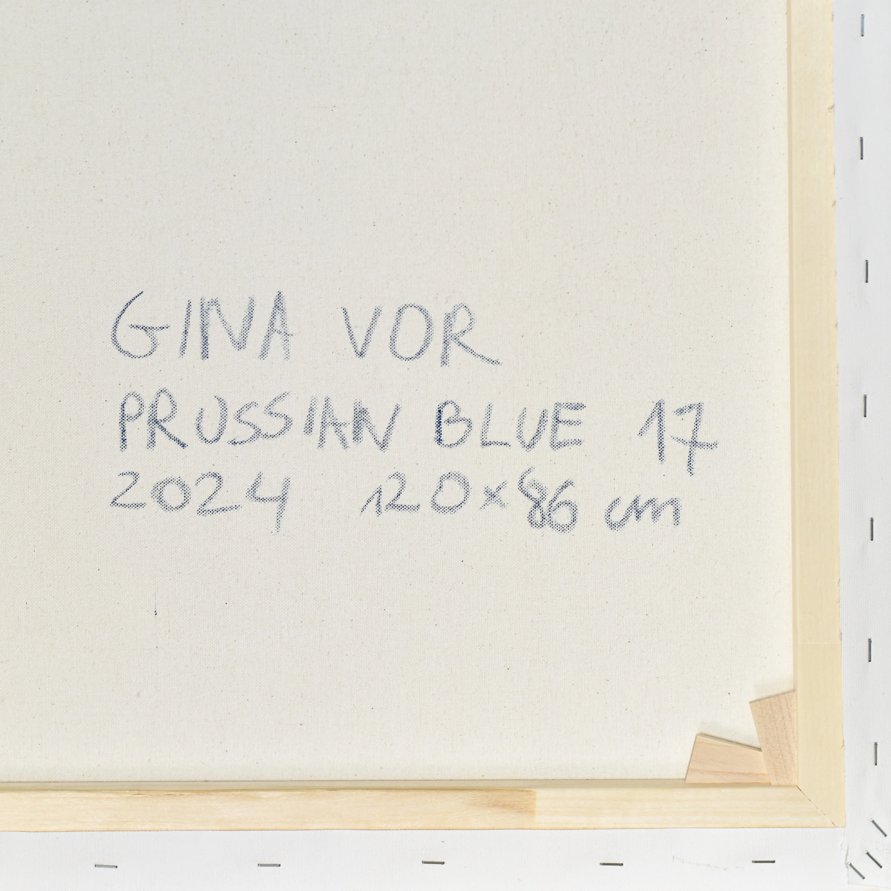 Prussian Blue 17 |  Abstract Painting - Image 5