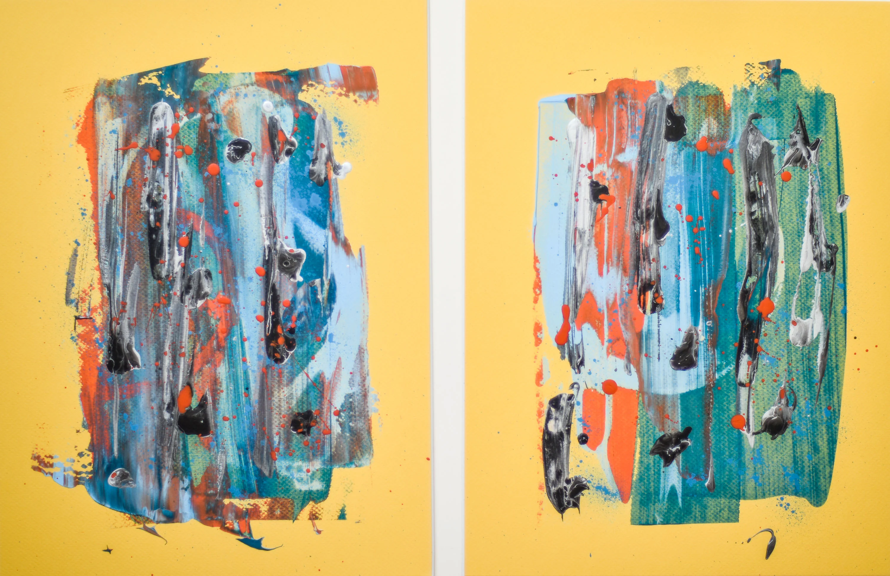 Rain | Paintings on Cardboard - Image 4