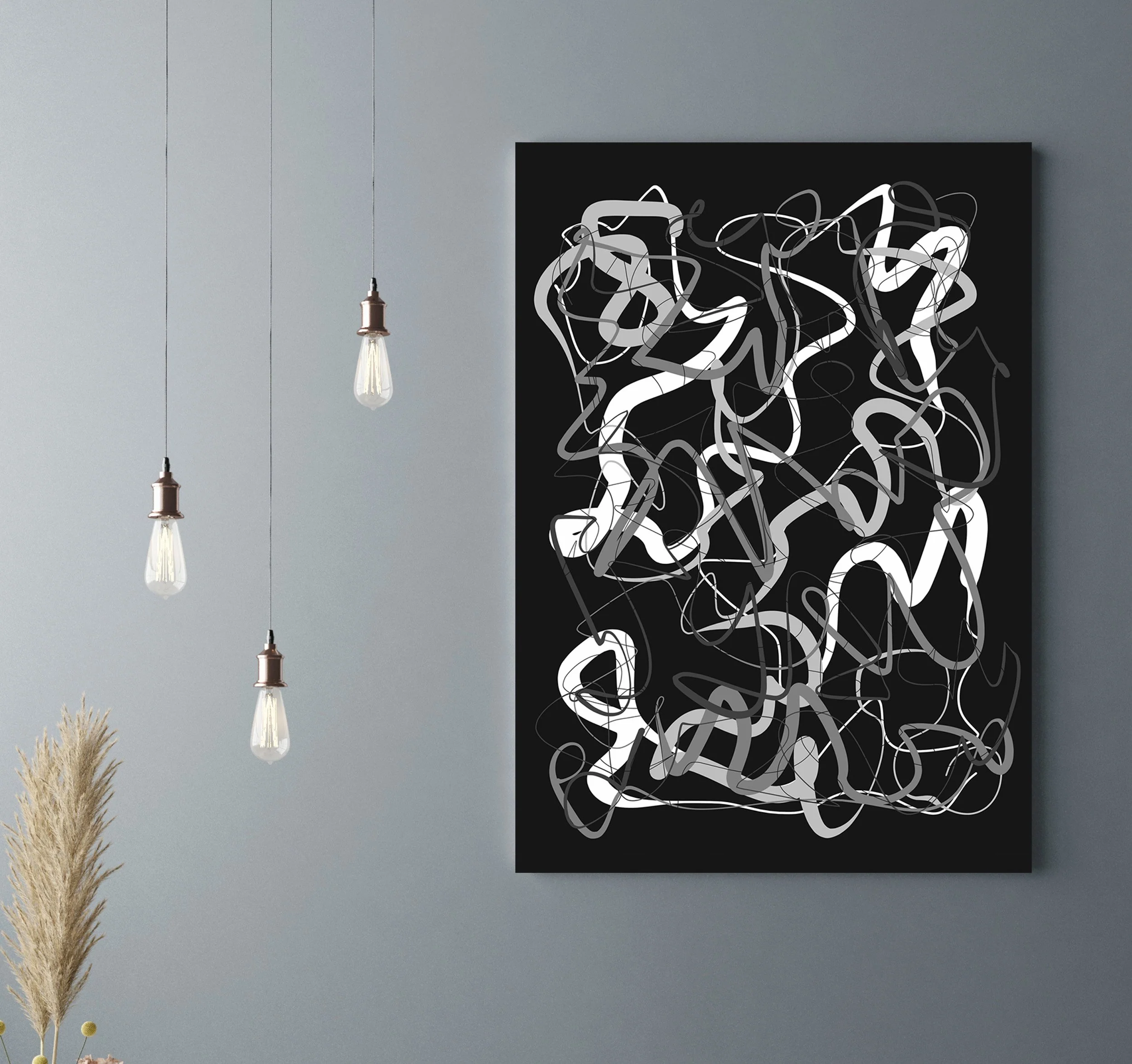 Painting Download | Shades of Grey 1 - Image 4