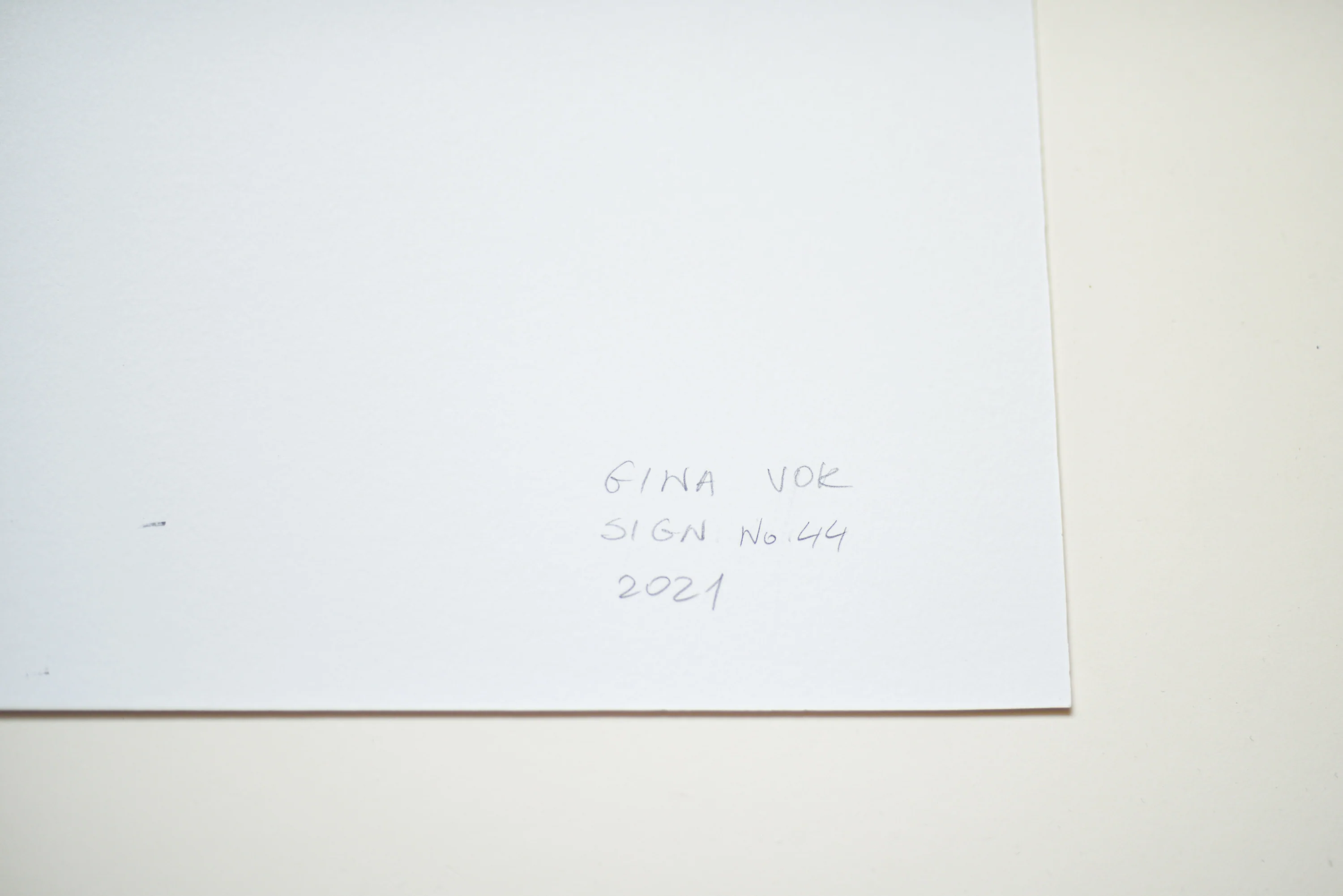 Sign No. 44 | Painting on Cardboard - Image 4