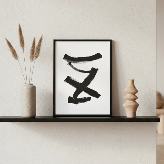 Sign No. 46 | Painting on Cardboard