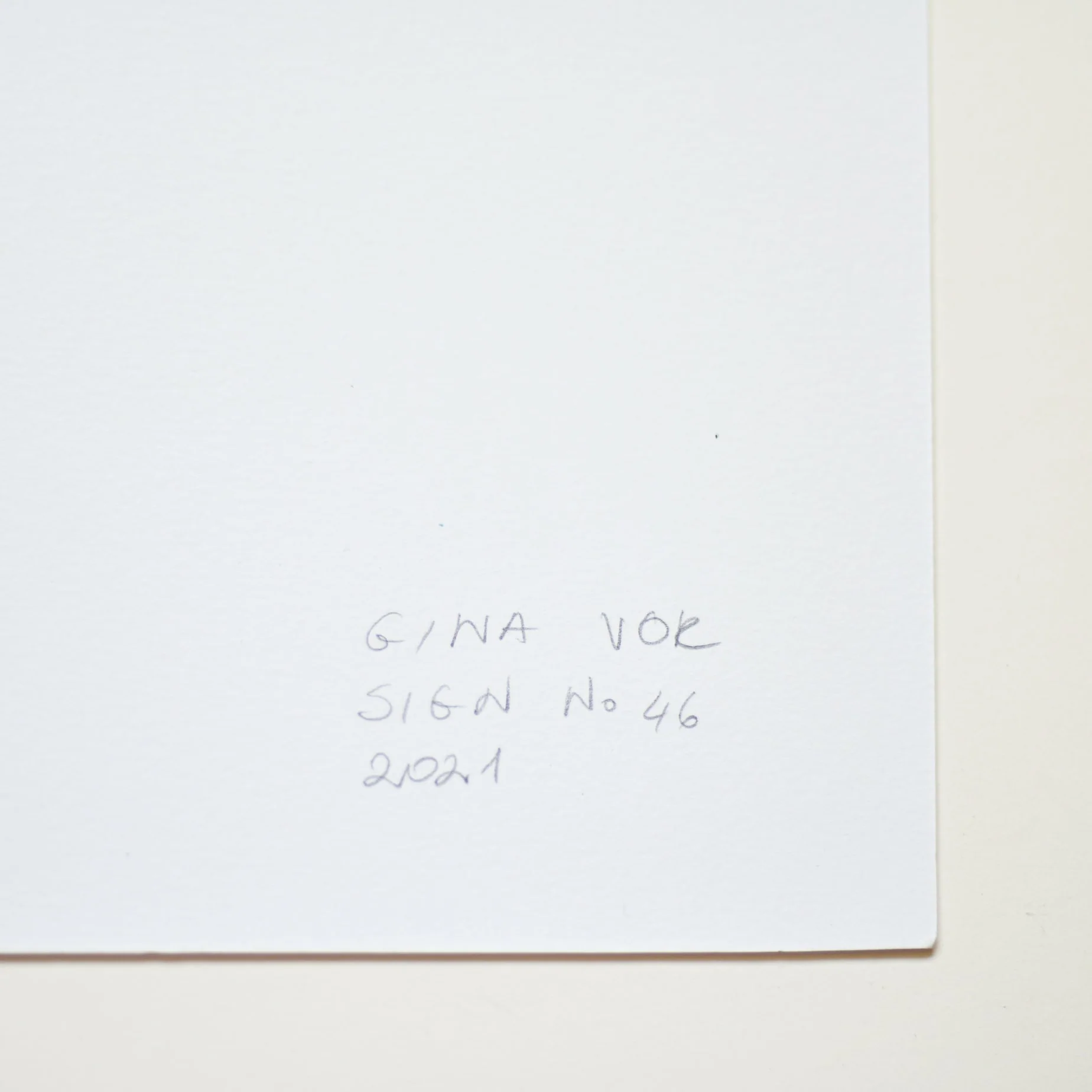 Sign No. 46 | Painting on Cardboard - Image 6