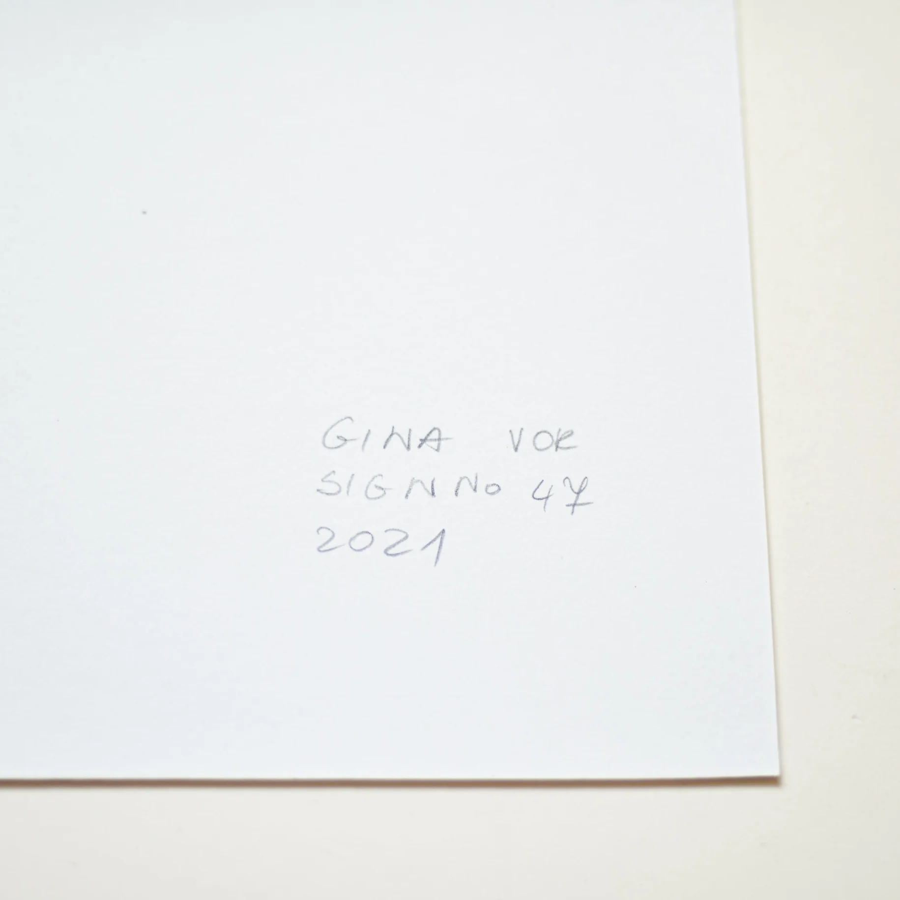 Sign No. 47 | Painting on Cardboard - Image 6