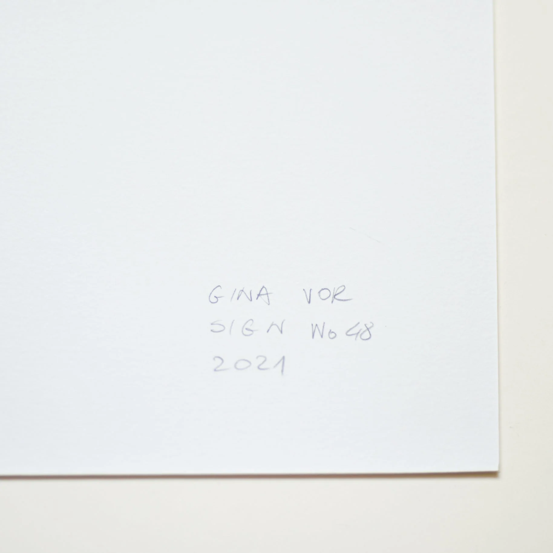 Sign No. 48 | Painting on Cardboard - Image 5