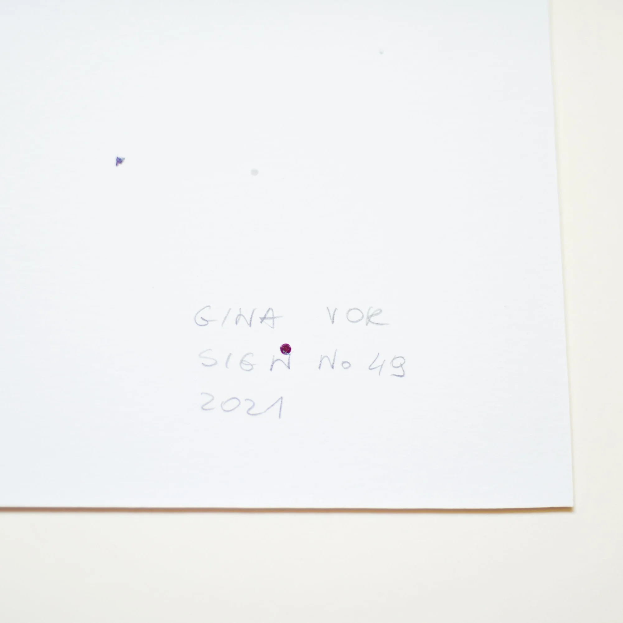 Sign No. 49 | Painting on Cardboard - Image 6