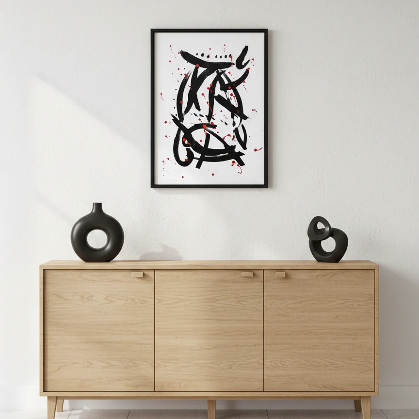 Sign No. 51 | Painting on Cardboard