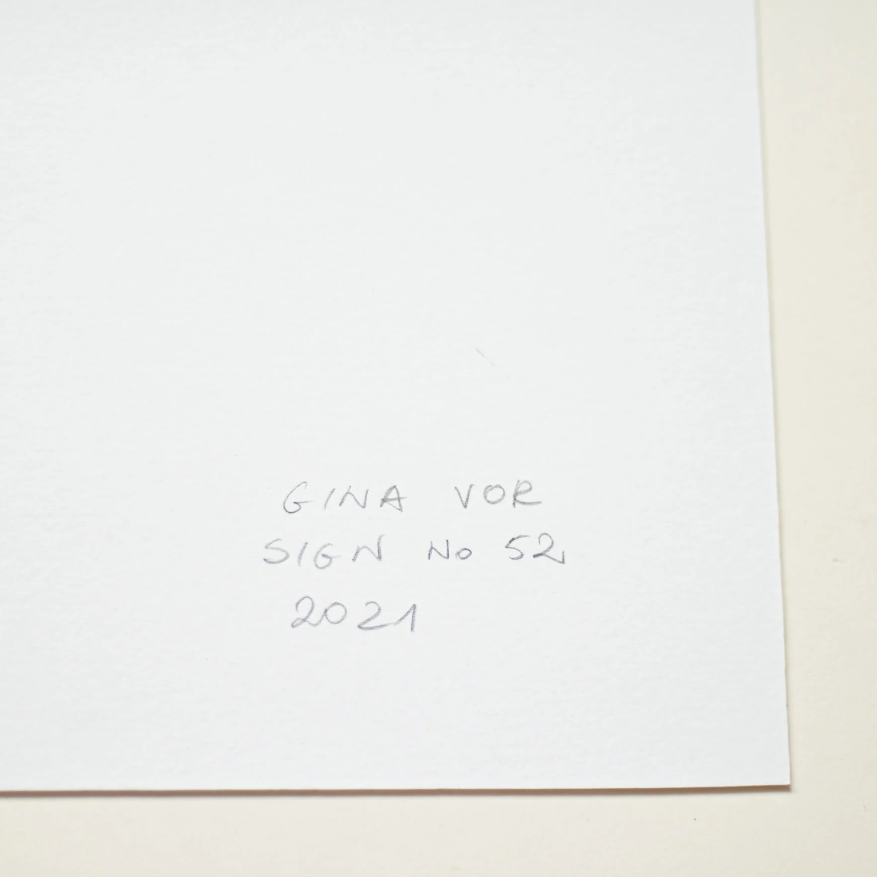 Sign No. 52 | Painting on Cardboard - Image 6
