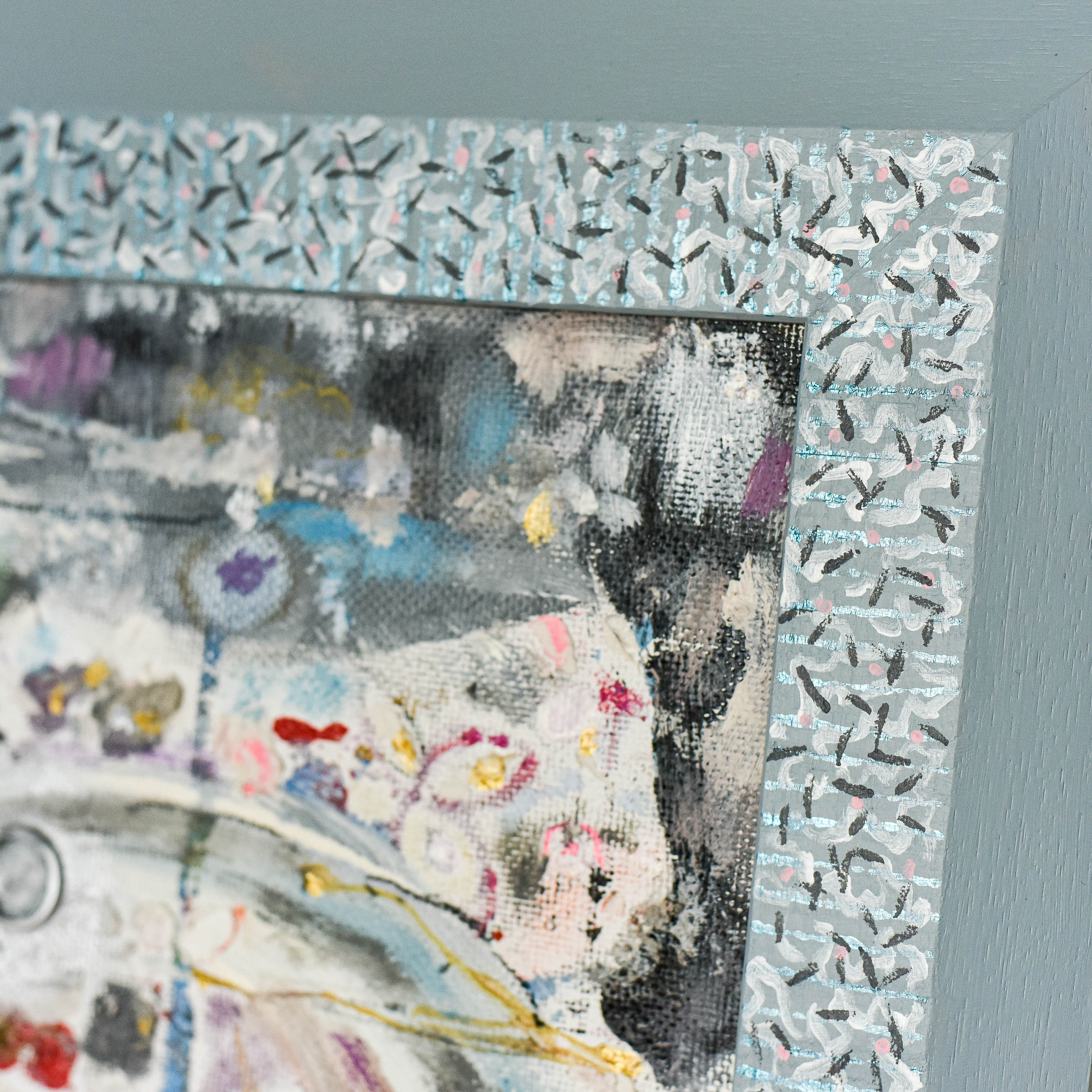 Abstract Painting | Grey - Image 3