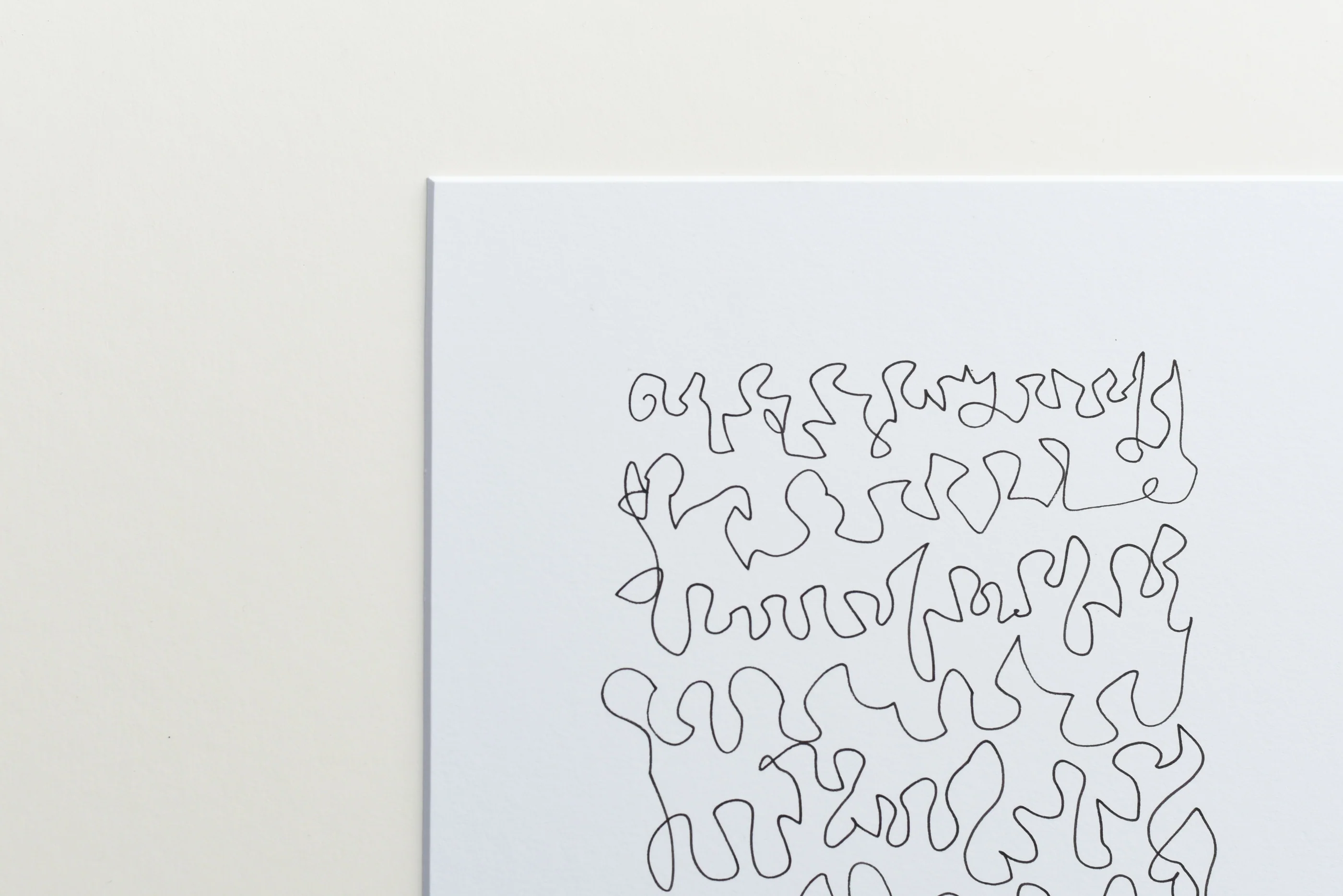 Two Lines 1 | Drawings on Cardboard - Image 4