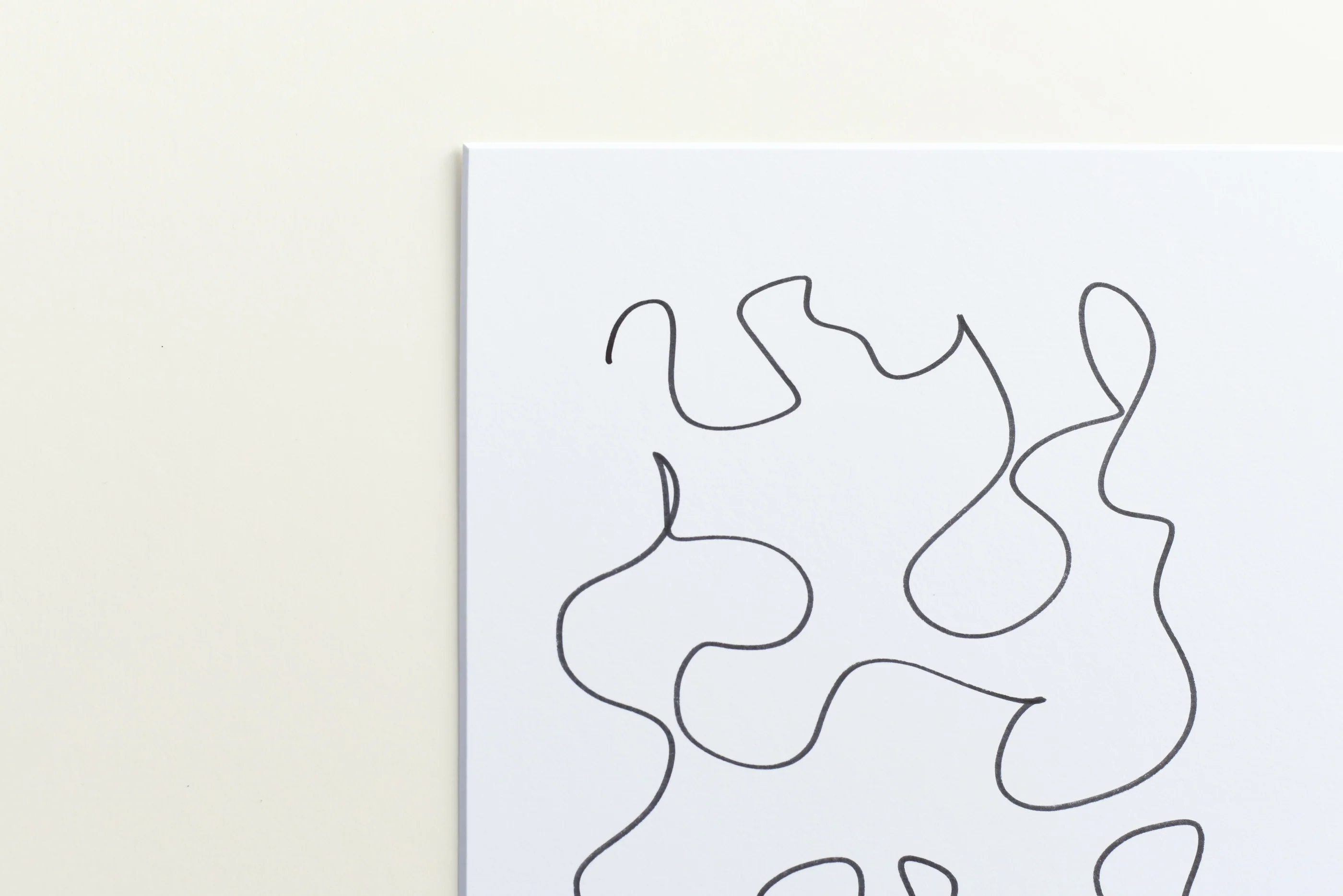 Two Lines 2 | Drawings on Cardboard - Image 3