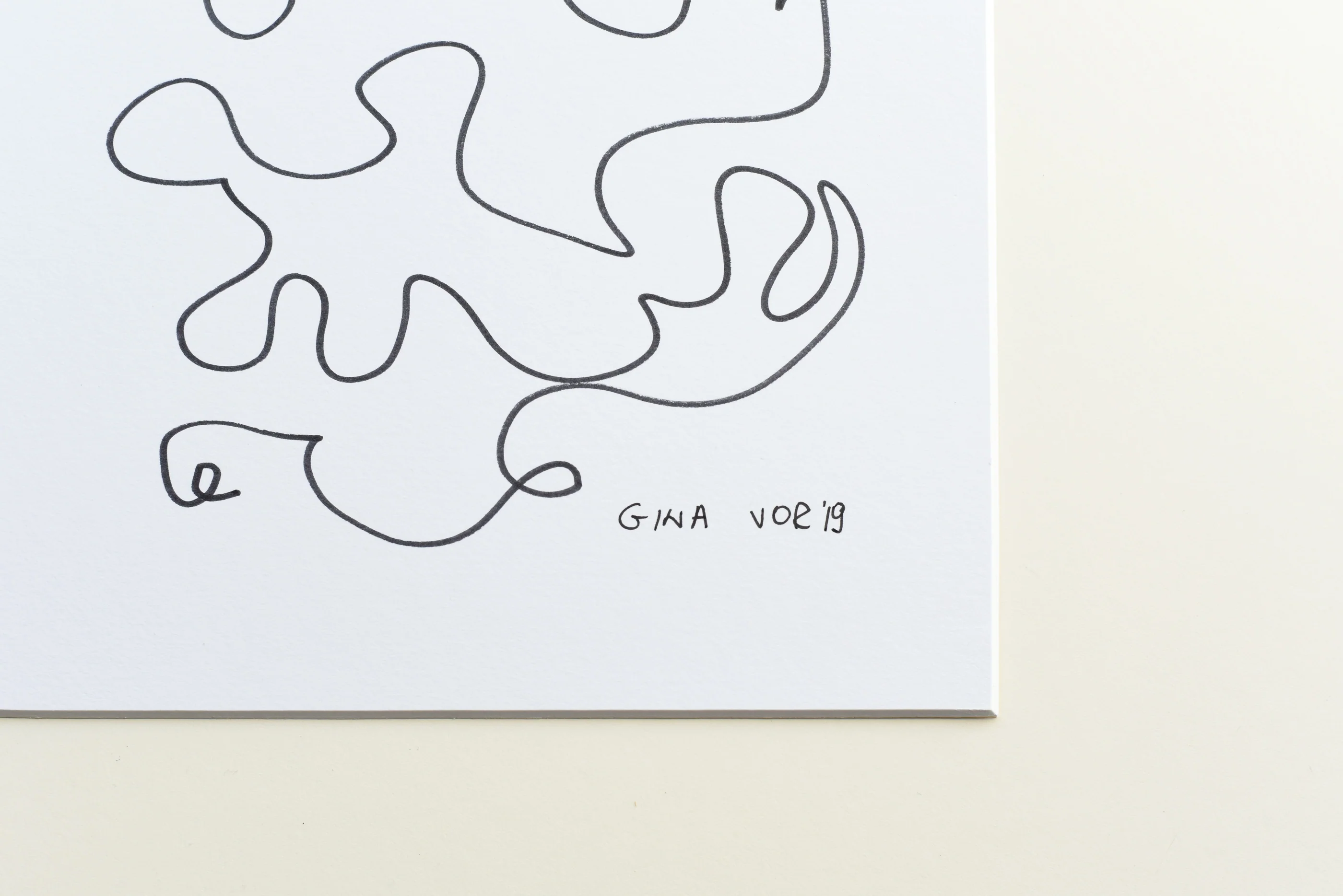 Two Lines 2 | Drawings on Cardboard - Image 5