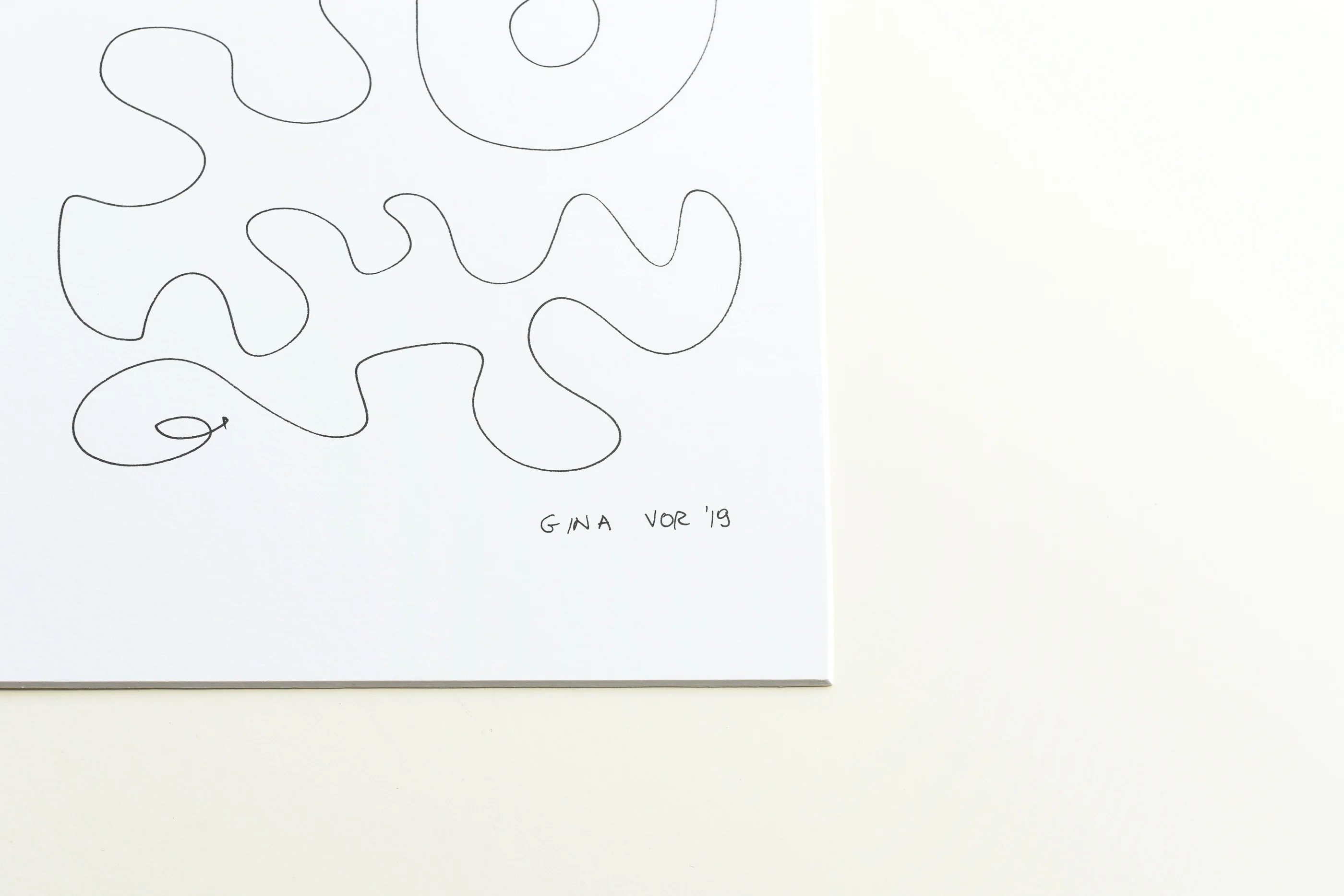 Two Lines 3 | Drawings on Cardboard - Image 4