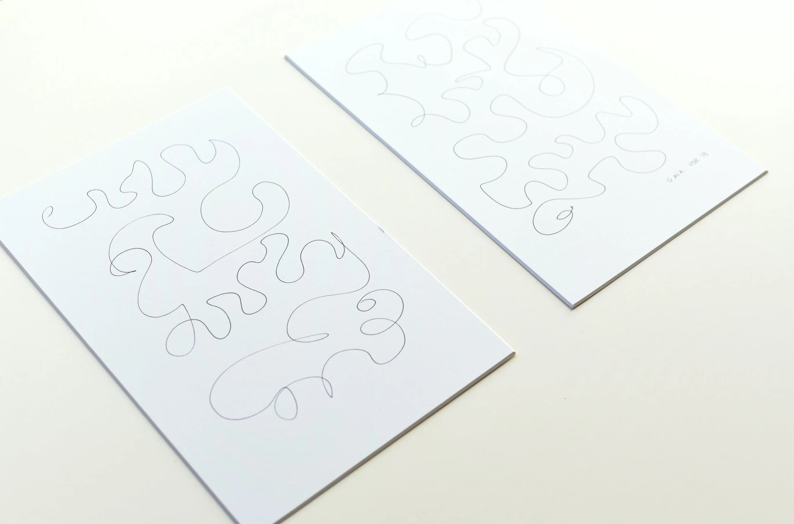 Two Lines 3 | Drawings on Cardboard - Image 5